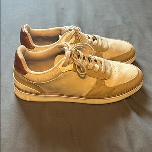 Nautica Beige and Brown Men's Sneakers